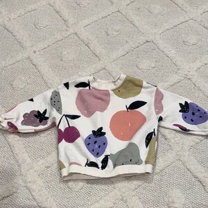 Zara Fruit Print Kids Sweatshirt